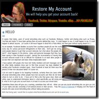 restore my facebook account restore my facebook account