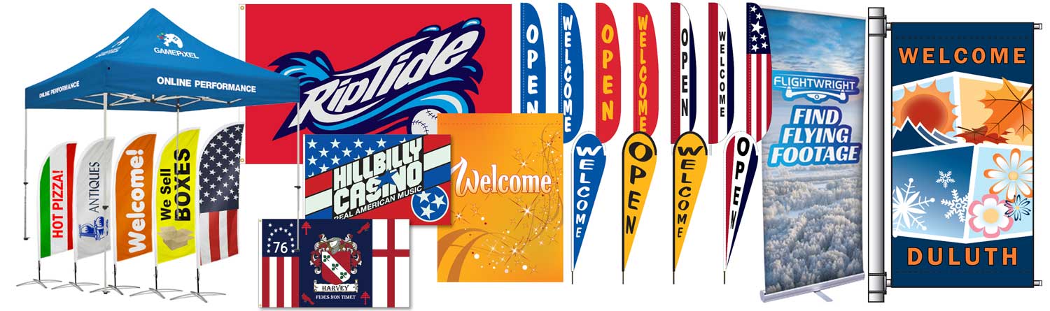 Business Commercial Advertising Banners and Signs Tent Duluth MN