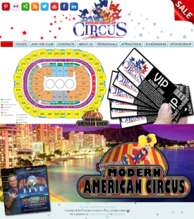 Modern American Circus website