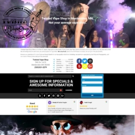 Twisted Vape Shop website - Twisted Vape Shop website -